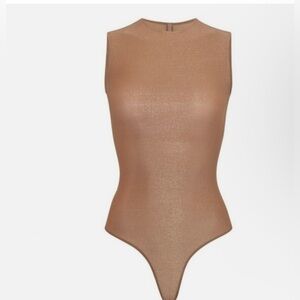 SKIMS Shimmering Tan Bodysuit